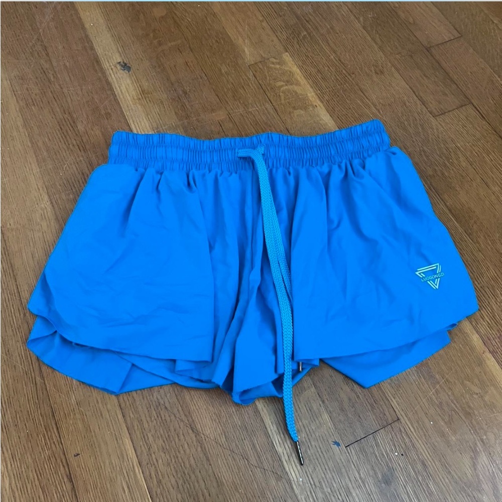 Fake kiki kona shorts in bright blue